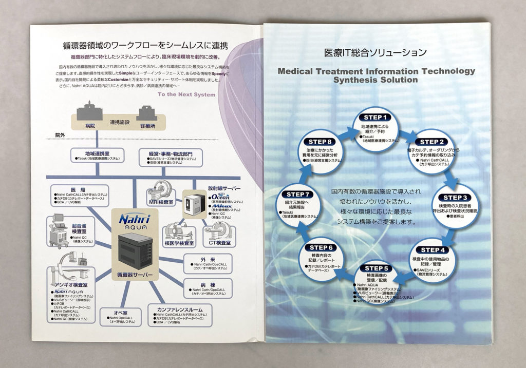 「ネクシス」リーフレットカバーの中面