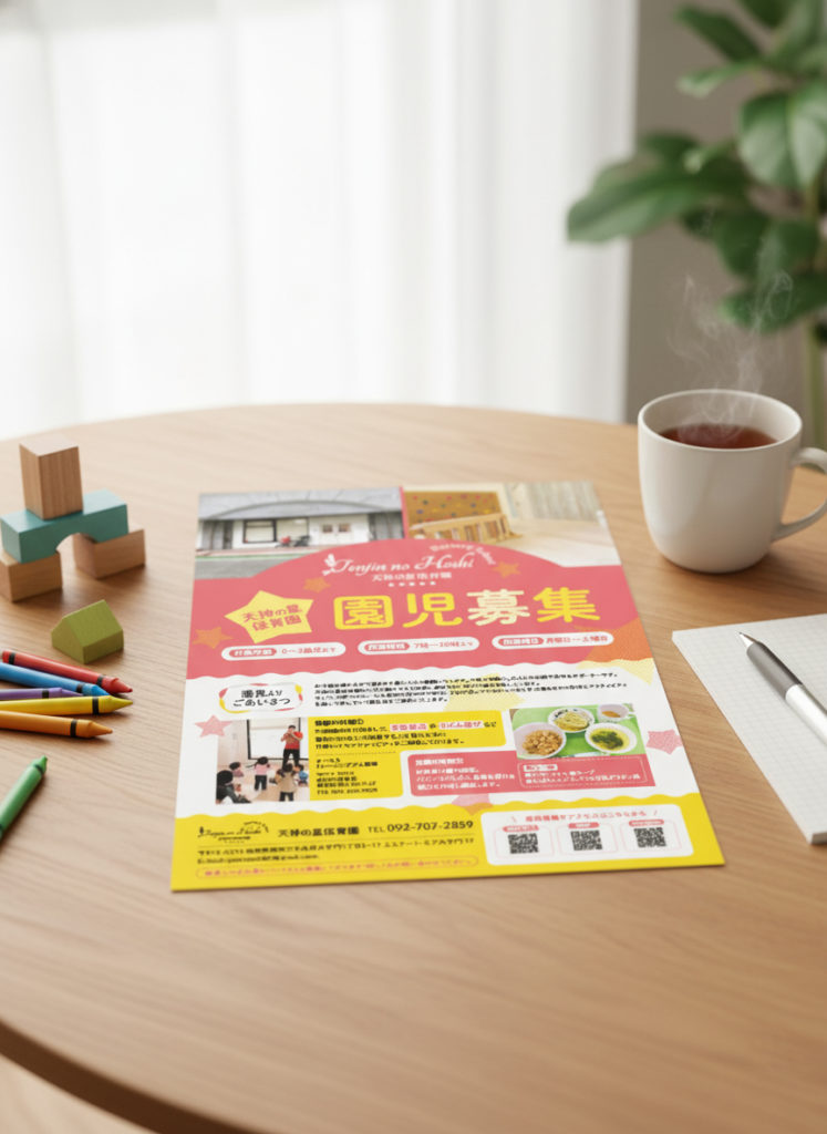 天神の星保育園チラシ